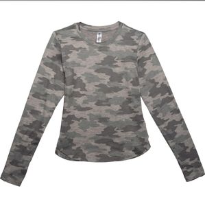 Kyodan Moss Jersey Crew Neck Shirt - Long Sleeve (For Big Girls)